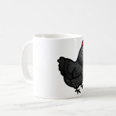 太ったアンコナ鶏 コーヒーマグカップ (正面左)