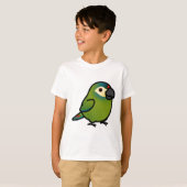 太ったイリガルのオウム Tシャツ (正面フル)