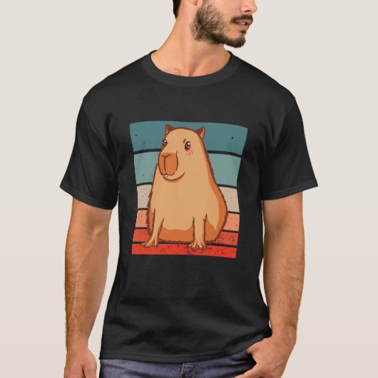 太ったカピバラ Tシャツ (正面)
