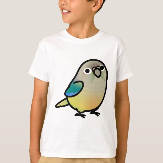 太ったグリーン・チーク・ターコイズ・パイナップル・コニュア Tシャツ (正面)