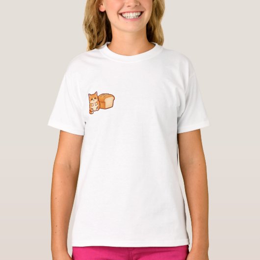 太ったジンジャー・タビーとパンの子供たち Tシャツ (正面)