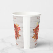 太ったズボンを準備して感謝祭を準備 紙コップ (右)