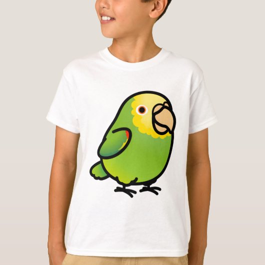 太ったダブルイエローヘッドのアマゾン Tシャツ (正面)