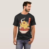 太ったチョコボラーメン Tシャツ (正面フル)