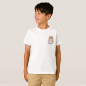 太ったハムスターが瓶に収まって子供たちに人気 Tシャツ (正面フル)