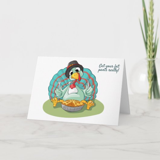 太ったパンツを用意して！ サンキューカード (正面)