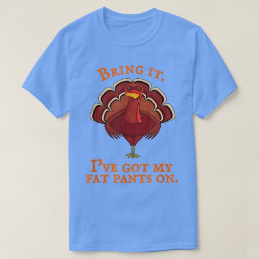 太ったパンツ Tシャツ (デザイン正面)