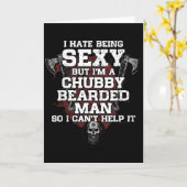 太ったヒゲ男であることが嫌いなんだ カード (黄色い花)