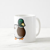 太ったマガモ コーヒーマグカップ (正面右)