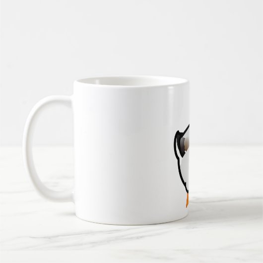 太ったマガモ コーヒーマグカップ (左)