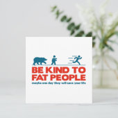 太った人に親切である カード (スタンド正面)