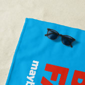 太った人に親切である ビーチタオル (インサイチュ)