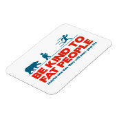 太った人に親切である マグネット (左側)