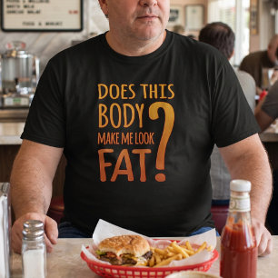 太った体型のダイエットユーモアTシャツ Tシャツ