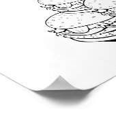 太った入れ墨をした力士 ポスター (角)