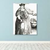 太った司教 キャンバスプリント (インサイチュ (ウッドフロア))