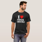 太った女性が大好き Tシャツ (正面フル)