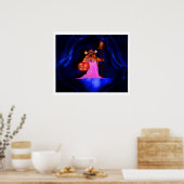 太った女性が歌う ポスター (キッチン)