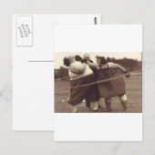 太った女性に殴られるまで終わってない！ ポストカード (正面/裏面)