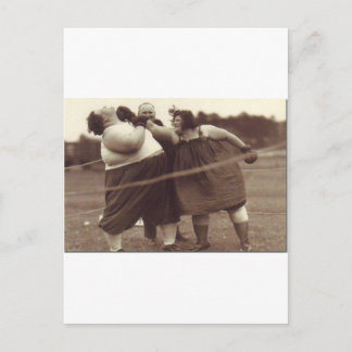 太った女性に殴られるまで終わってない！ ポストカード