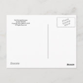 太った婦人がバウンスする ポストカード (裏面)