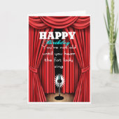 太った婦人が歌うのを聞くまで年をとらない カード (正面)