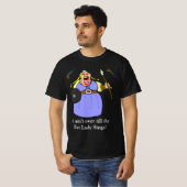 太った婦人が歌う Tシャツ (正面フル)