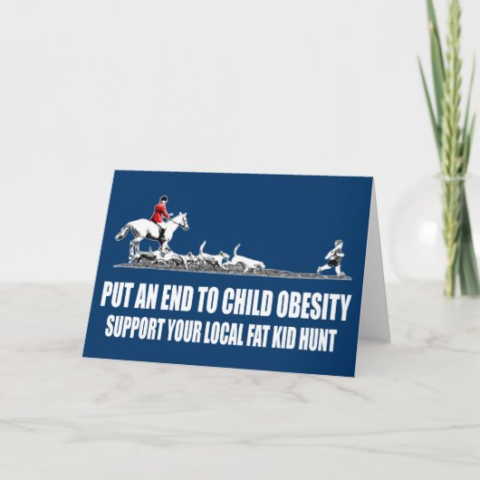 太った子ども カード (正面)