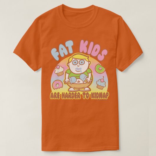 太った子供 Tシャツ (デザイン正面)
