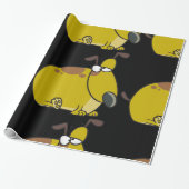 太った子犬の包装紙 ラッピングペーパー (アンロールド)