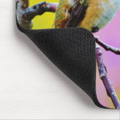 太った小さなハチドリ マウスパッド (コーナー)