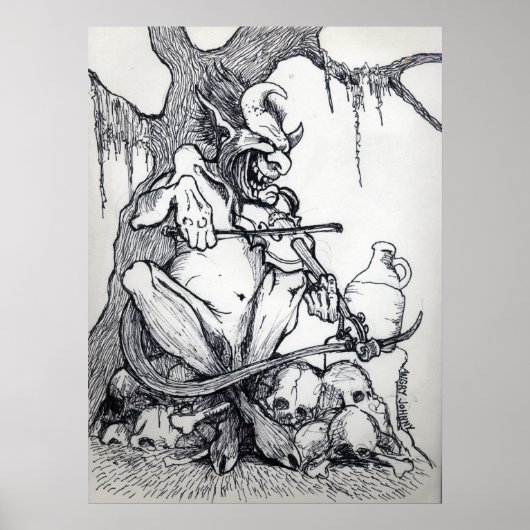 太った悪魔の大混乱 ポスター (正面)