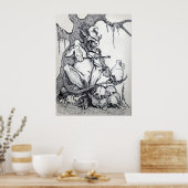 太った悪魔の大混乱 ポスター (キッチン)