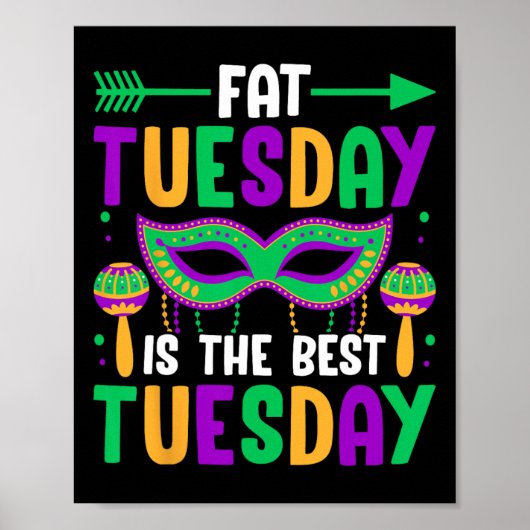 太った火曜は火曜日 ポスター (正面)