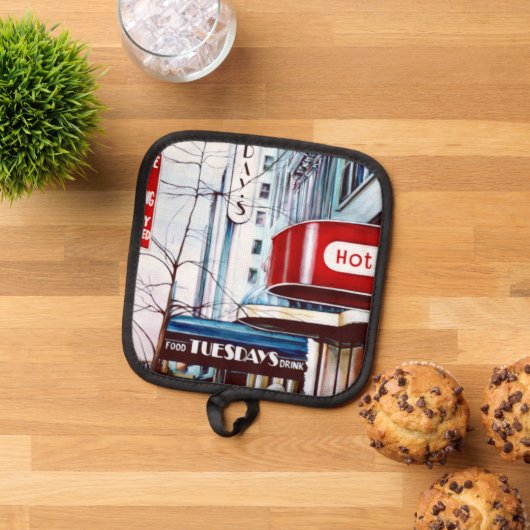 太った火曜日のイブ 鍋敷き (トップダウン)