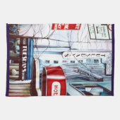 太った火曜日の大みそか キッチンタオル (横)