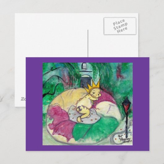 太った火曜日 ポストカード (正面/裏面)