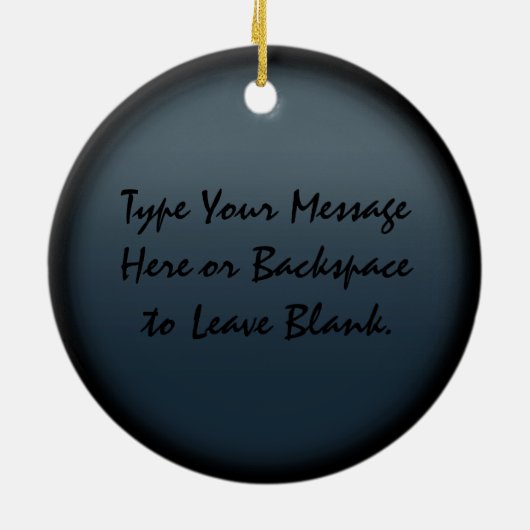 太った猫のオーナメントパーソナライズされた猫の装飾ギフト セラミックオーナメント (裏面)