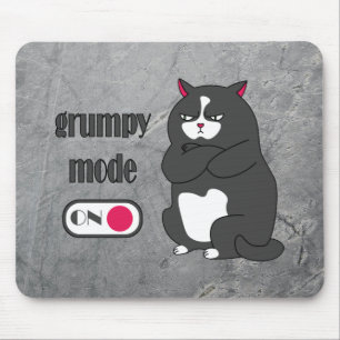 太った猫のグおもしろいルピーモード マウスパッド