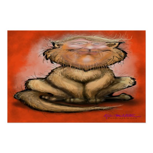 太った猫のトランプ ポスター (正面)