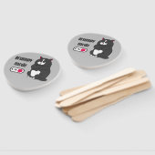 太った猫の不機嫌おもしろいモード ハンドファン (組立なし)