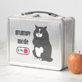 太った猫の不機嫌おもしろいモード  メタルランチボックス (インサイチュ)