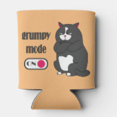 太った猫の不機嫌おもしろいモード 缶クーラー (裏面)