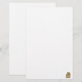 太った猫の文房具 便箋 (正面/裏面)