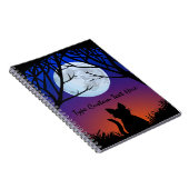 太った猫ノートパーソナライズされたかわいい猫ノート ノートブック (右側)