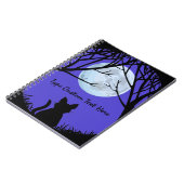 太った猫ノートパーソナライズされたかわいい猫ノート ノートブック (左側)