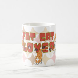太った猫好きマグカップ コーヒーマグカップ