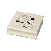 太った猫사랑해요韓国であなたが大好き ラバースタンプ (スタンプ)