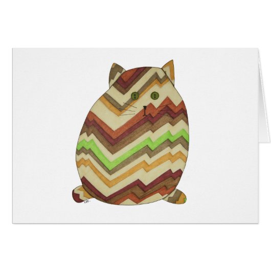 太った猫 (正面横)