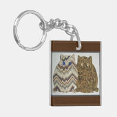 太った猫2 #1 キーホルダー (正面左)